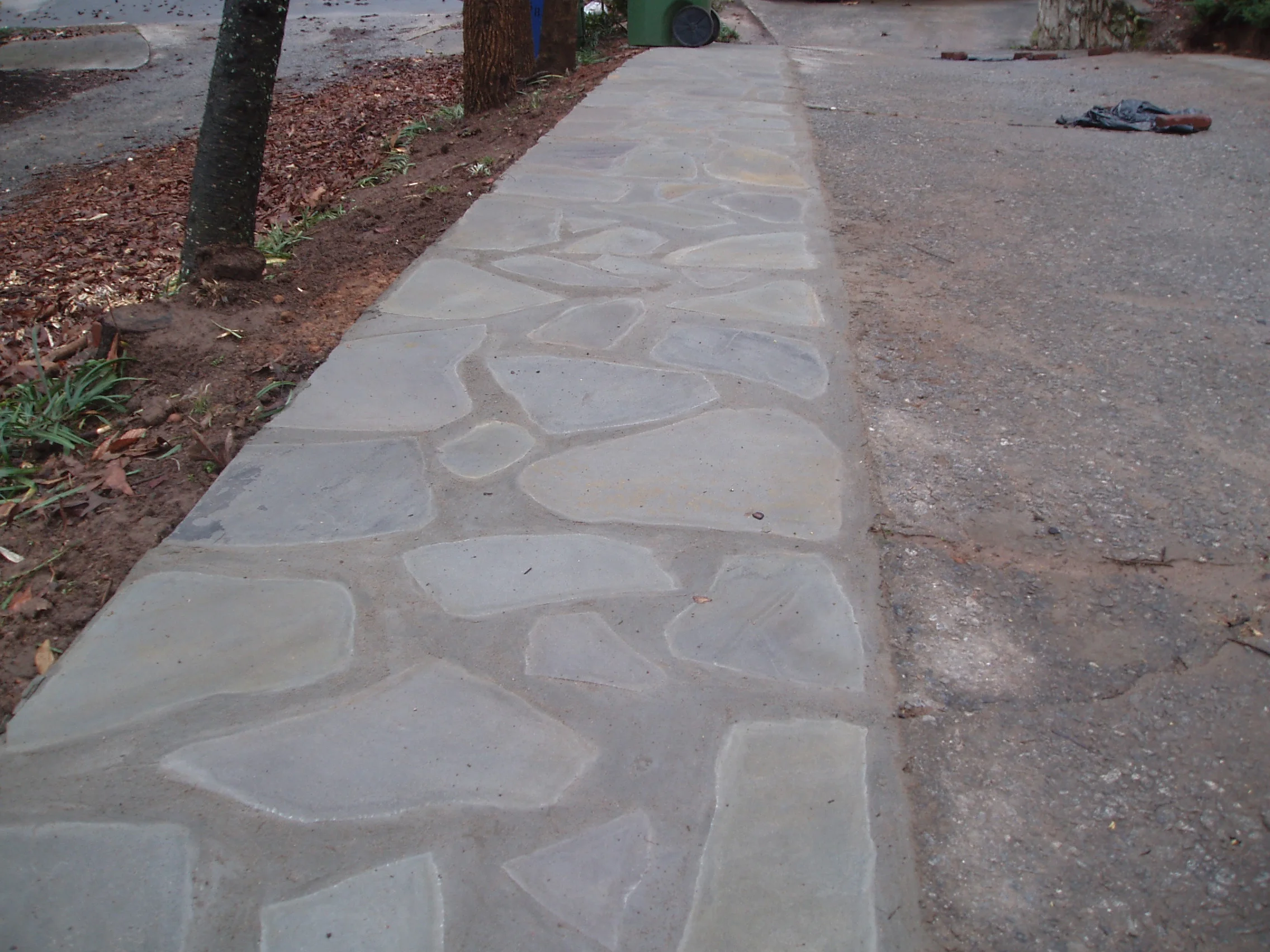 Flagstone Driveway Addition
