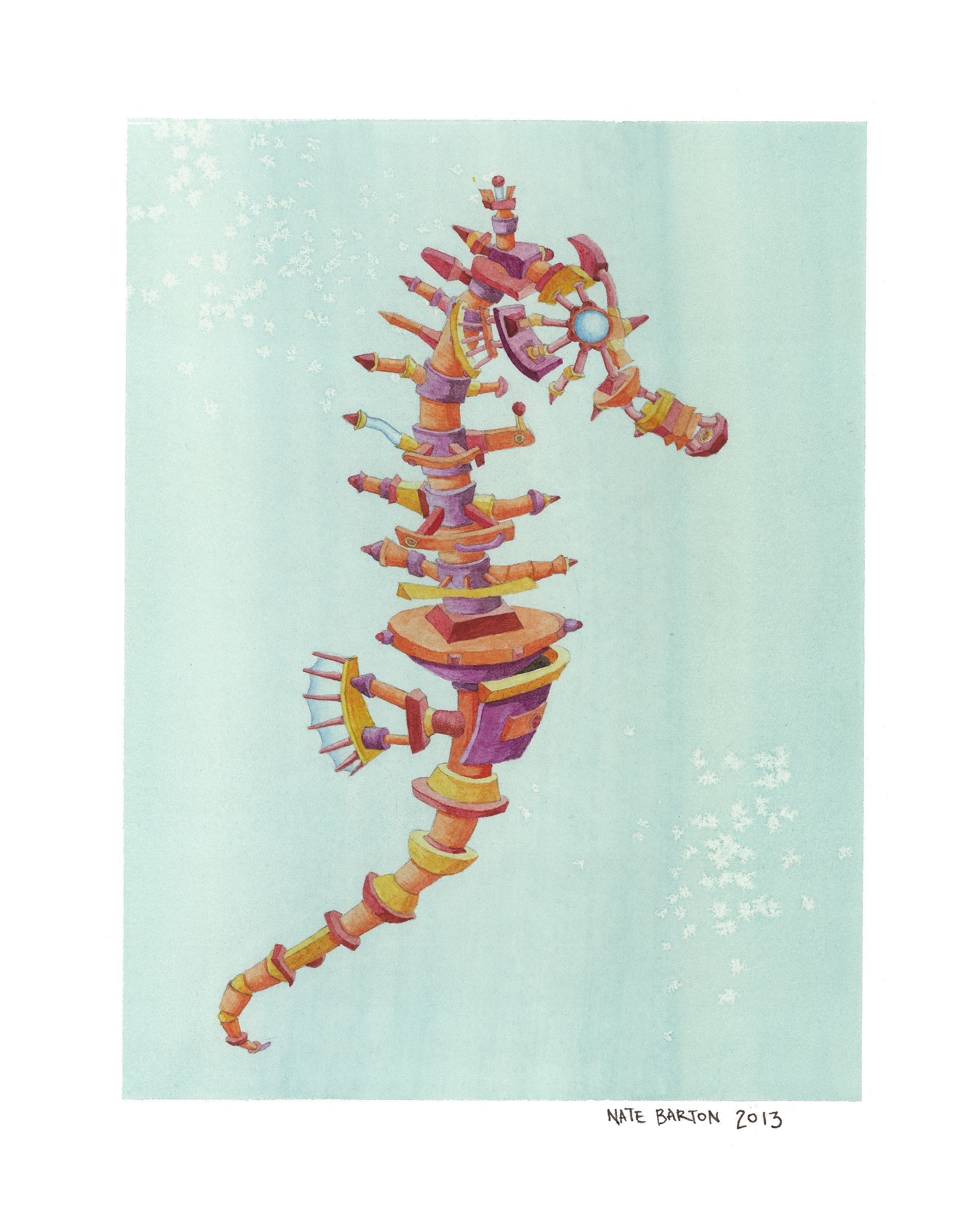 S is for Seahorse