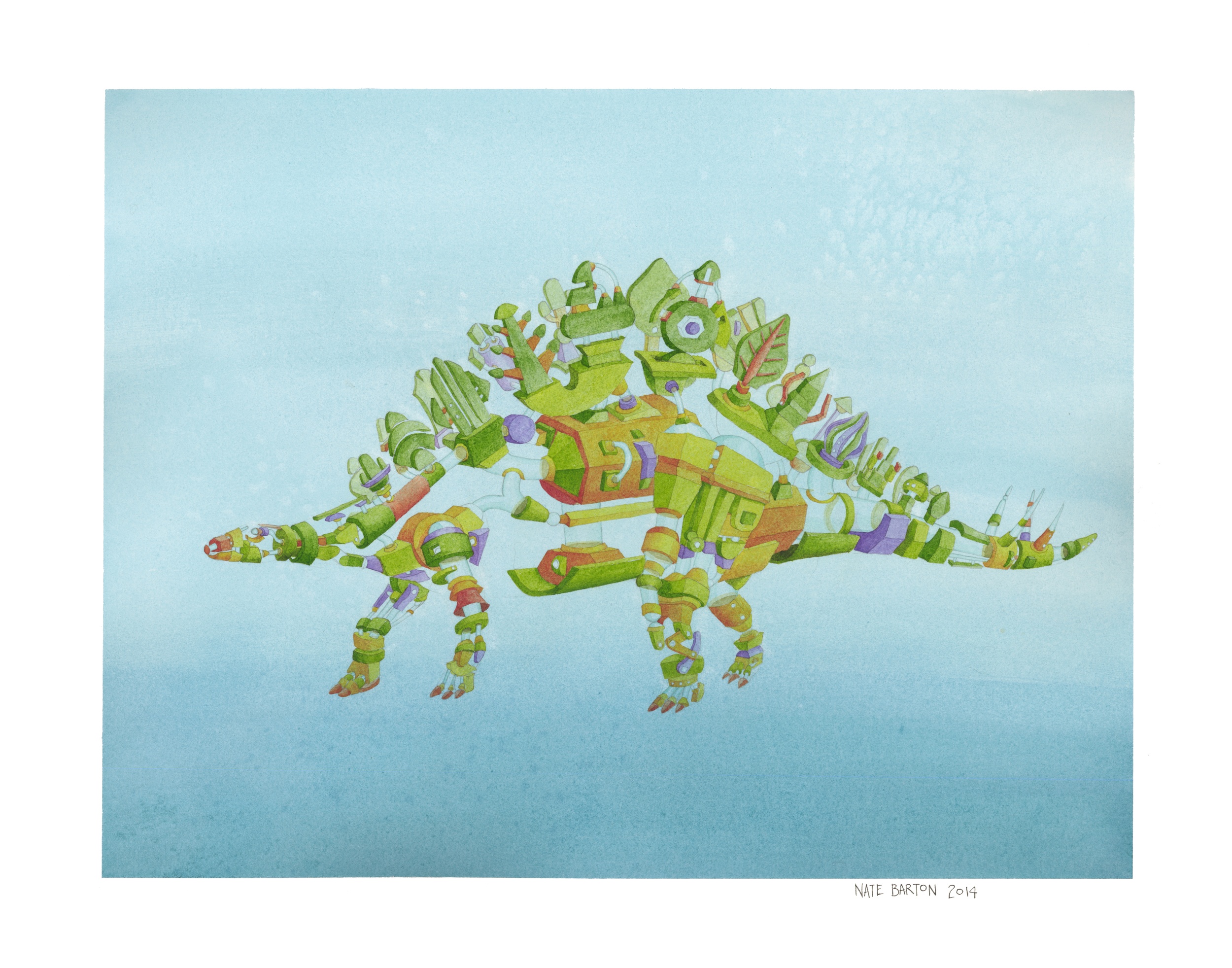 S is for Stegosaurus