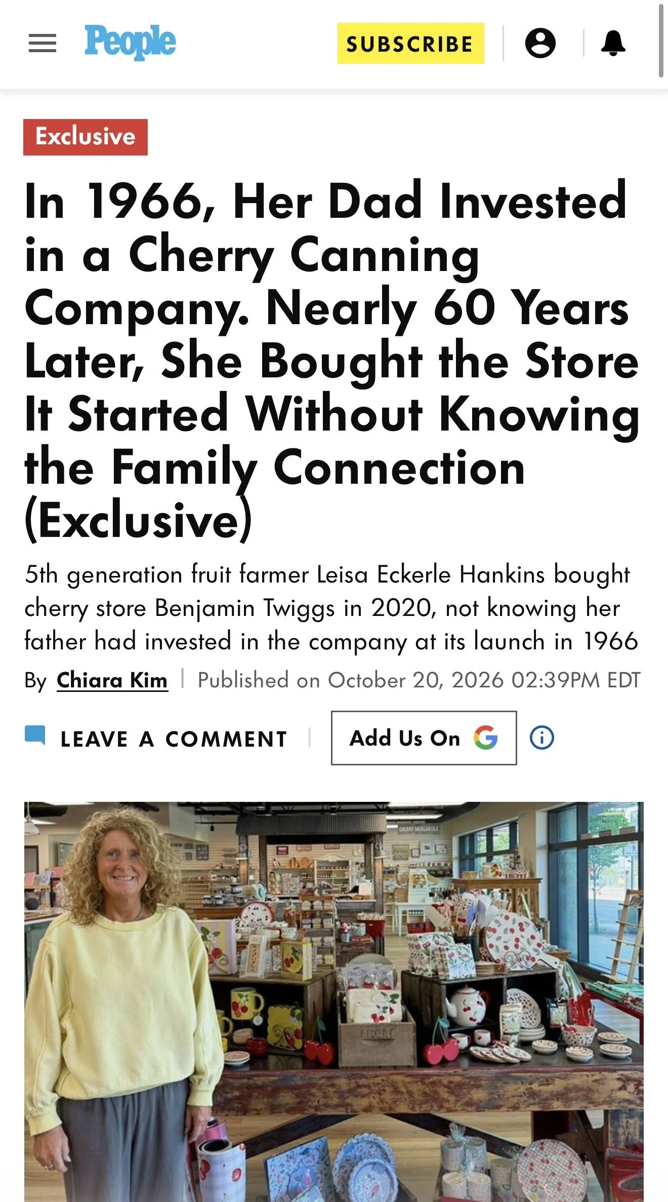PEOPLE MAGAZINE