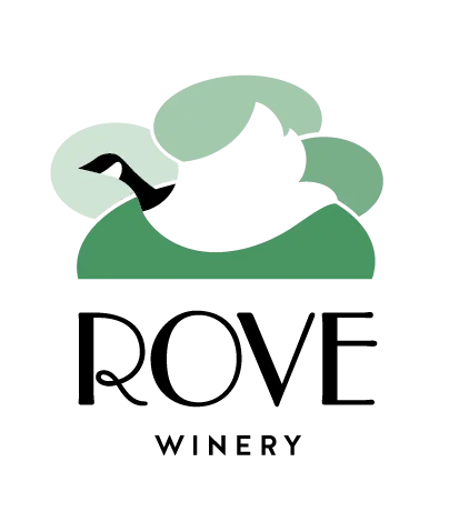 Rove Winery logo of goose flying