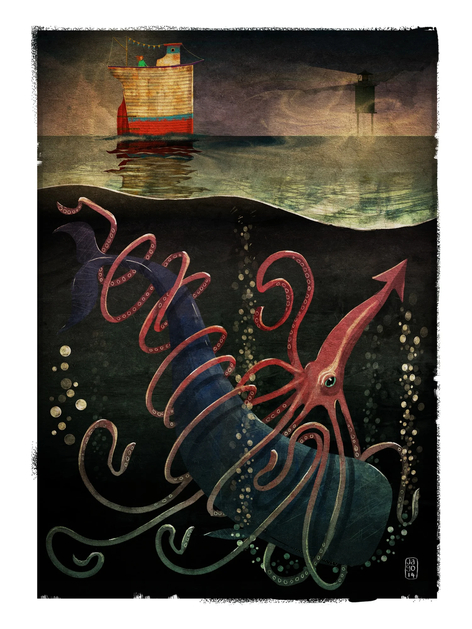 Squid and Whale 12 x 16.jpg