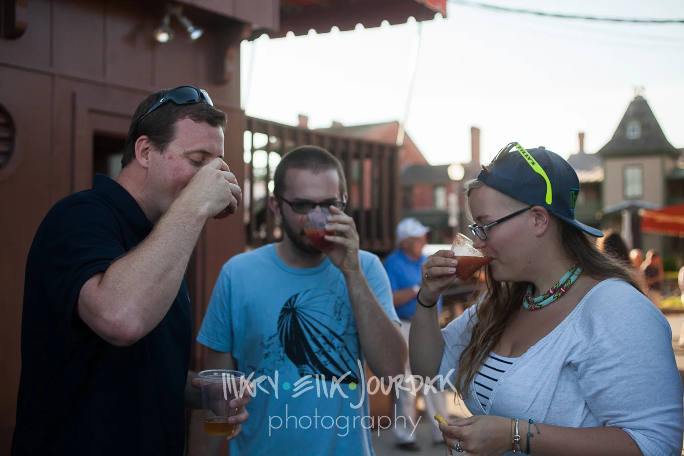 cheers to cassie for getting me out from behind the camera! and cheers to oyster shooters...