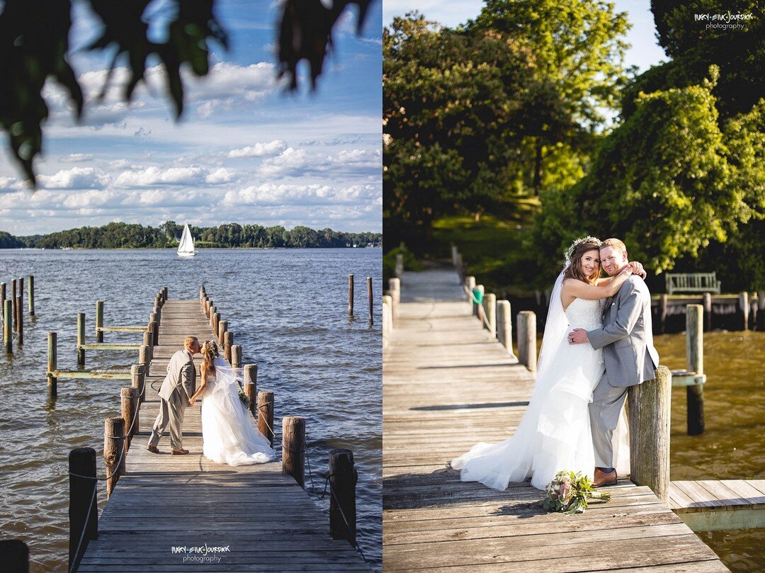 There's a huge, beautiful tree that has been at this venue for many, many years. It's the focal point of many photos, and where we took engagement pictures - Heather and Brian even have one of them beneath it hanging on their walls. Go figure that we