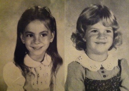 Look at those kindergarten cuties. Leah is on the right and that's me on the left. This may be my 1st and last blog post after showing this picture.....but who can resist?! ;)