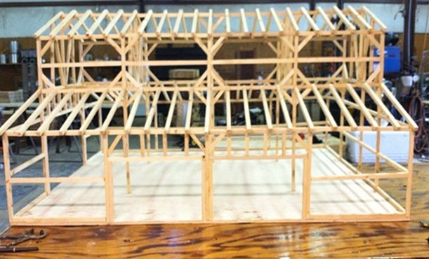 This is the side view that will face the big pond. Look at those HUGE door openings! LOVE IT!