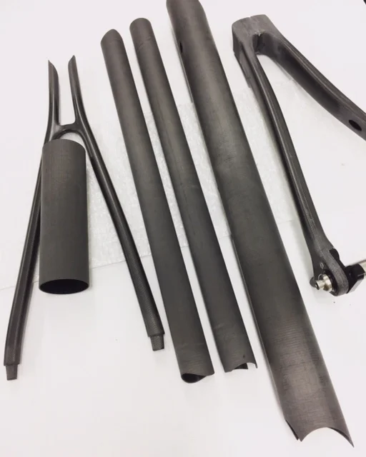 tube to tube carbon bicycle frame construction