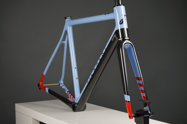 tube to tube carbon bicycle frame construction