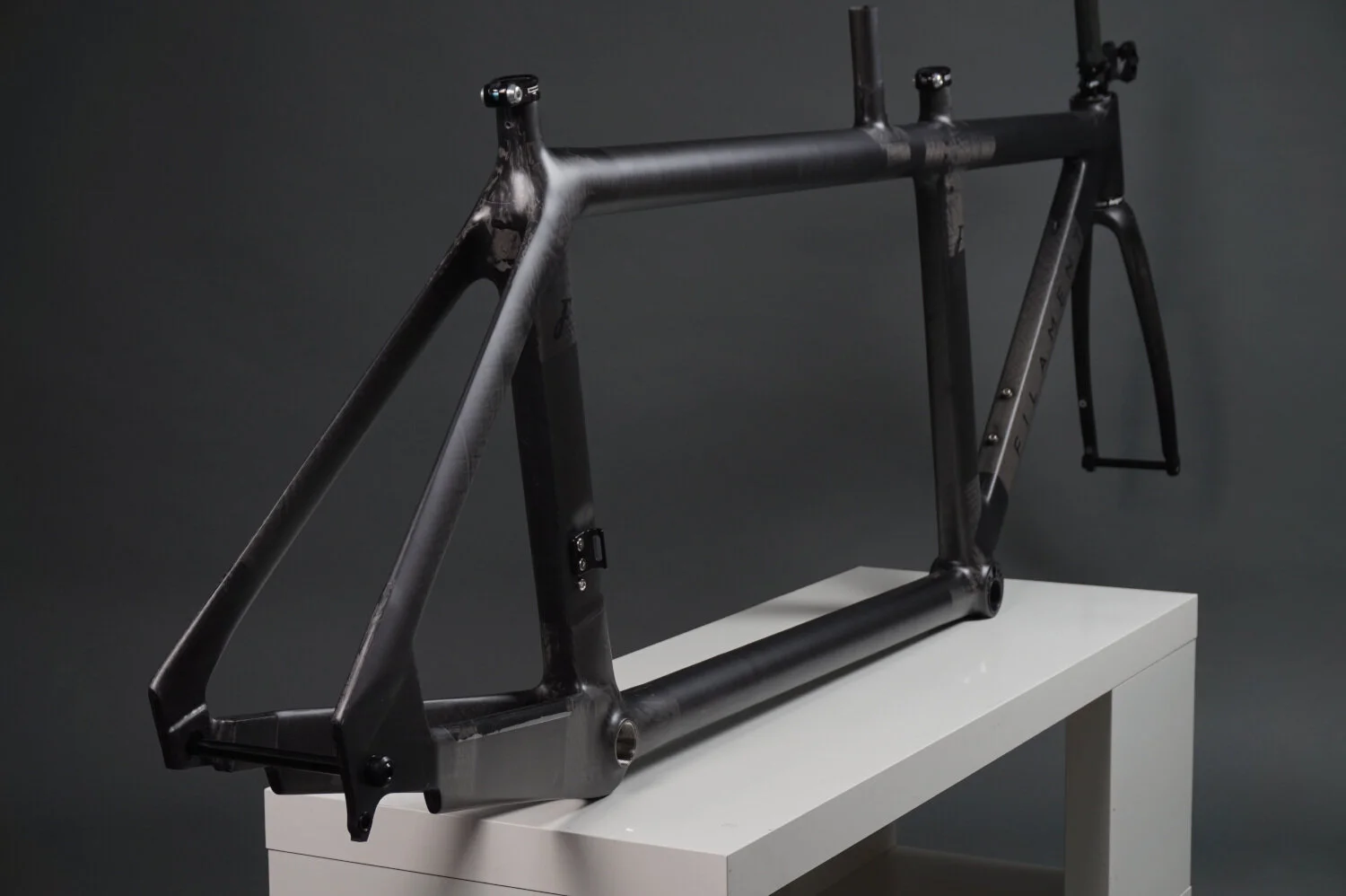 Custom made aero tandem bike for triathlon racing.