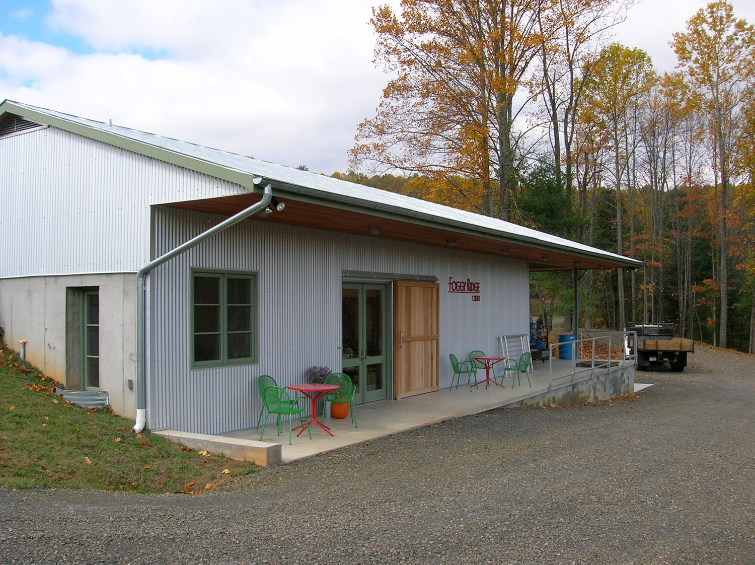 Outside Foggy Ridge Cider