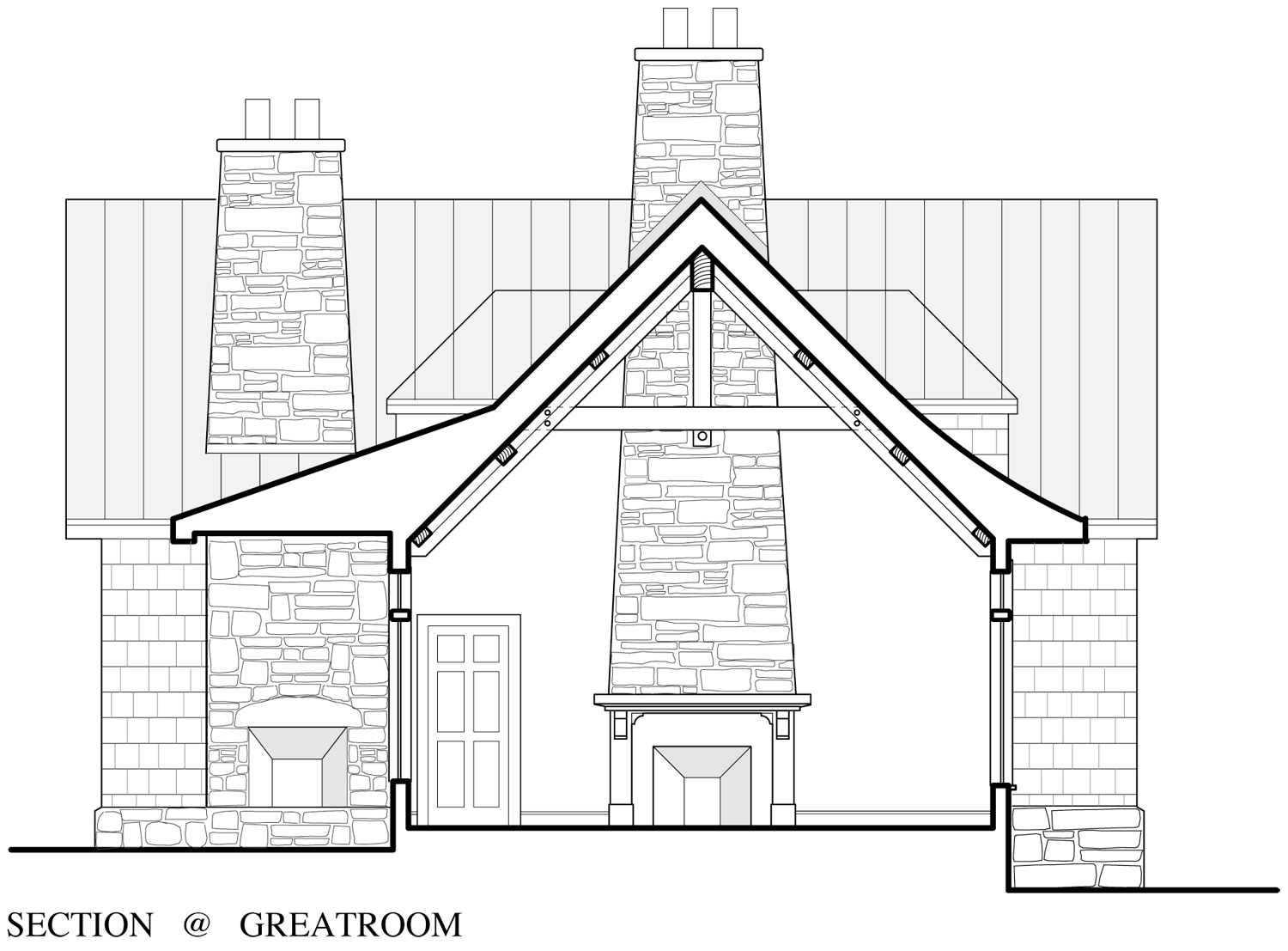 Drawing of Great Room