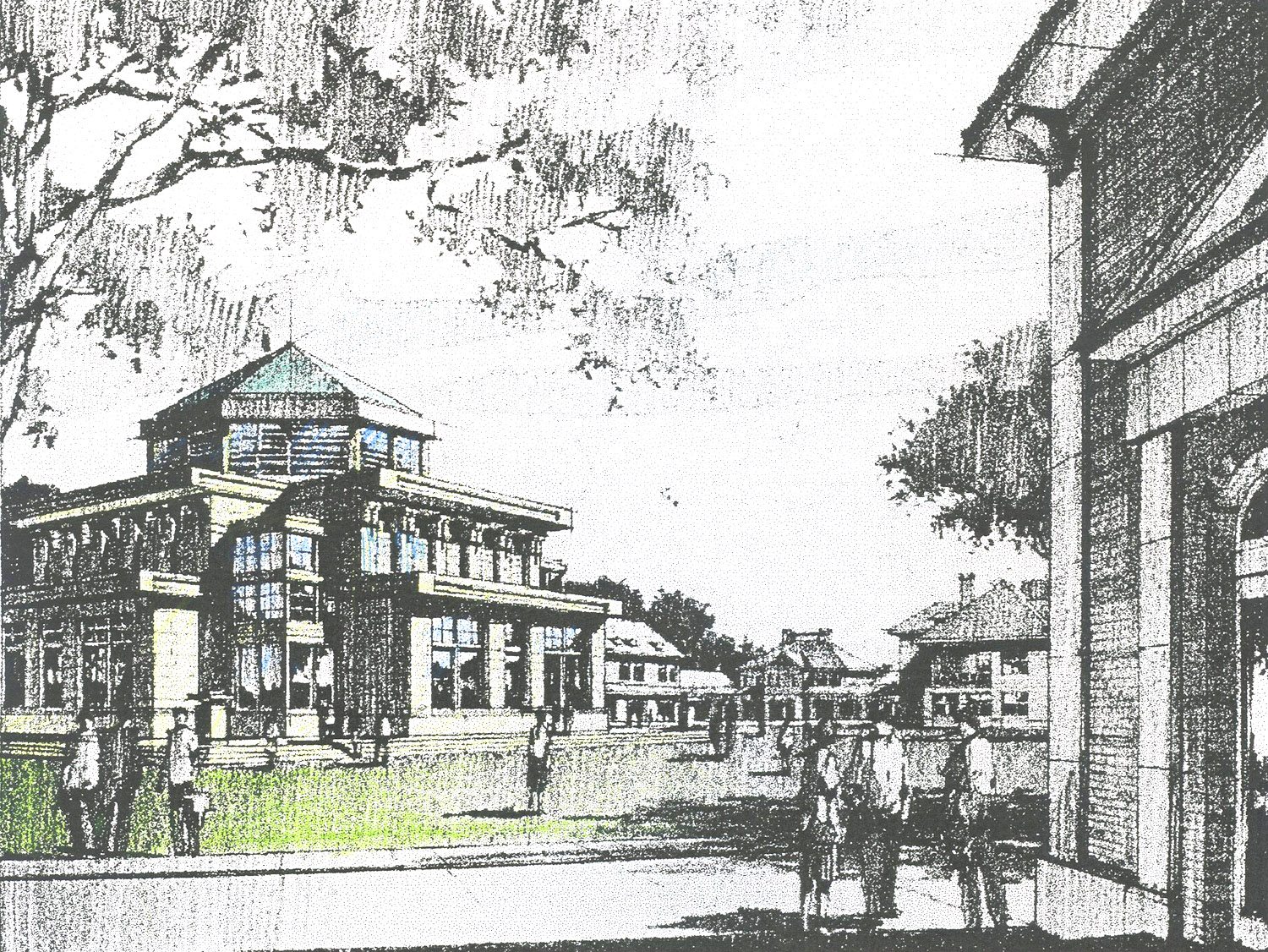 Competition Entry, Campus Drawing