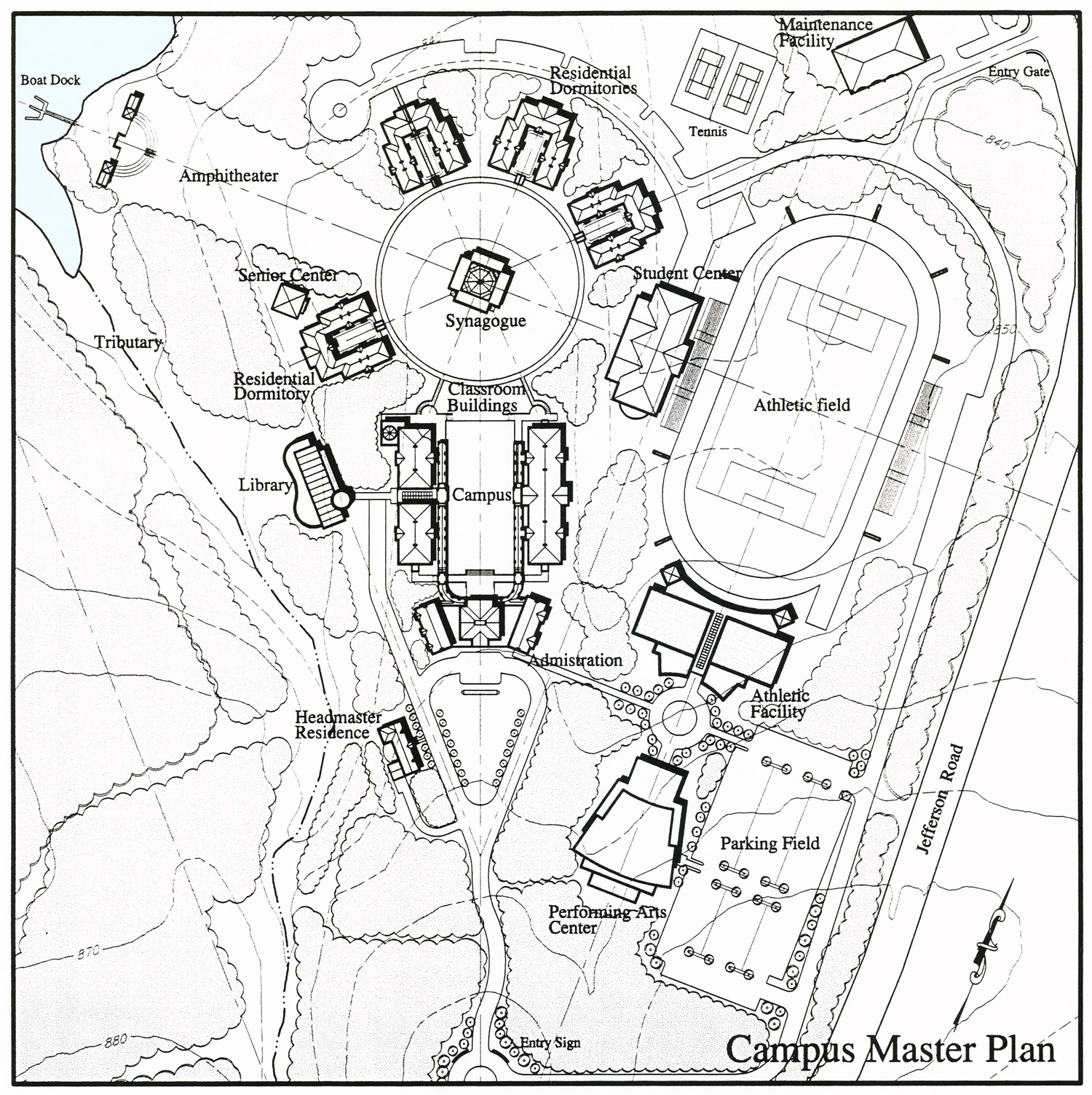 Competition Entry, Architectural Plan