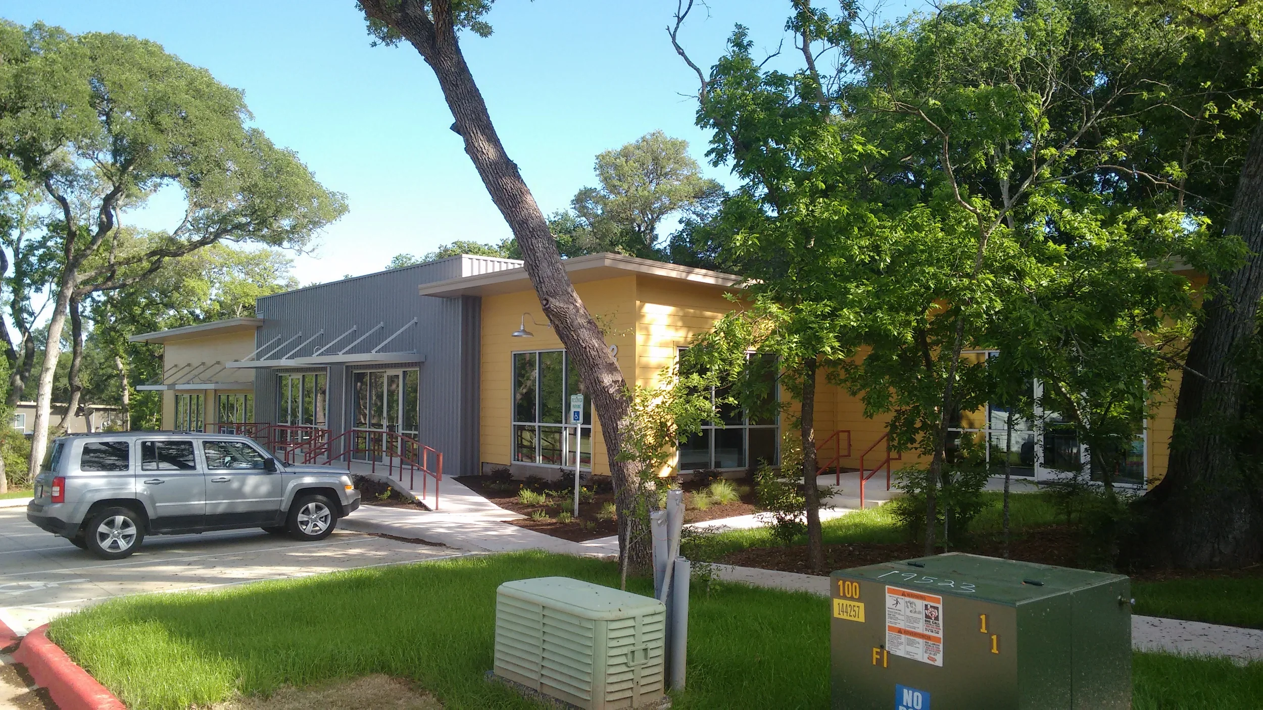 Building 2 at the new Office Complex on 7509 Manchaca Rd