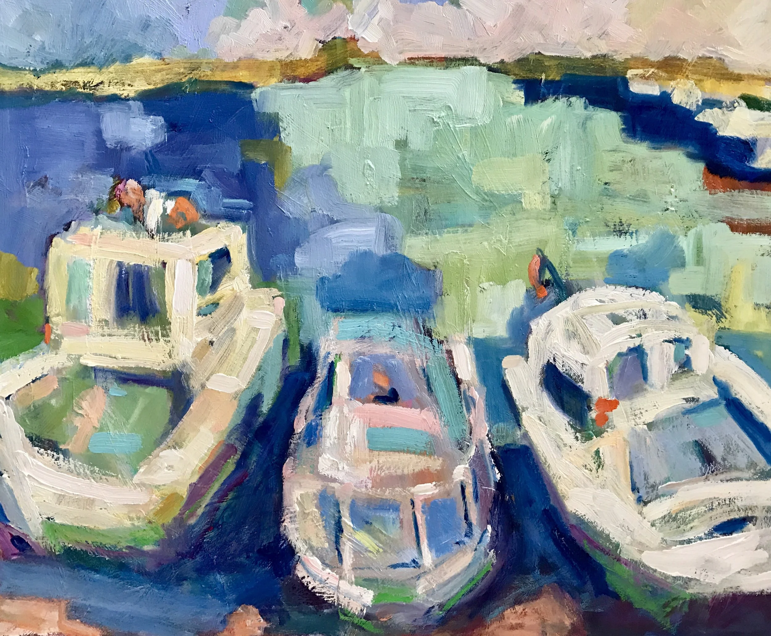 Three Boats-SOLD