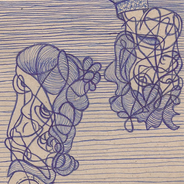 Preggers/Dad's Gone combined. -Earlier sketch to show composition