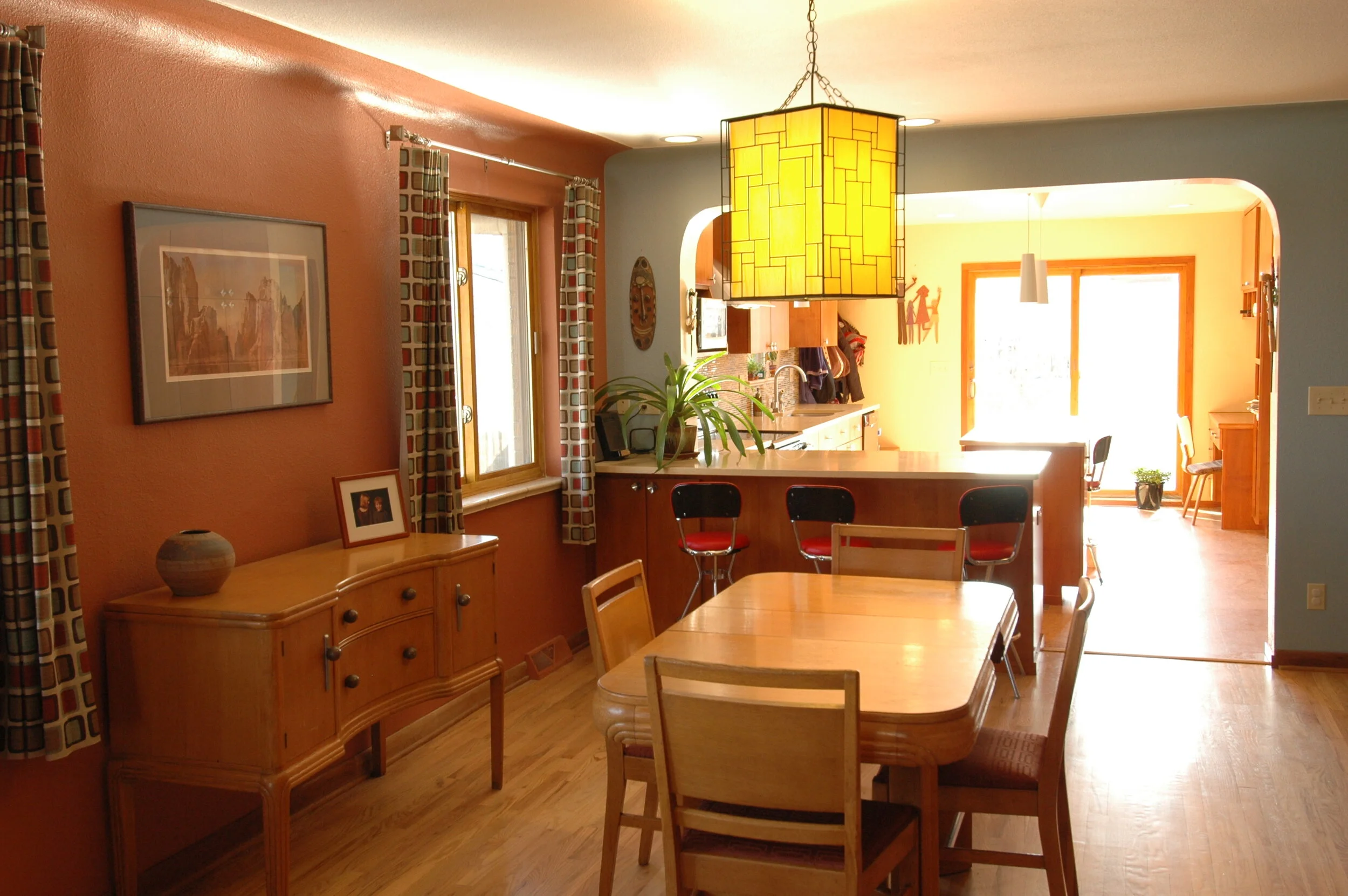 Mid Century Modern Dining Remodel Berkeley Denver
