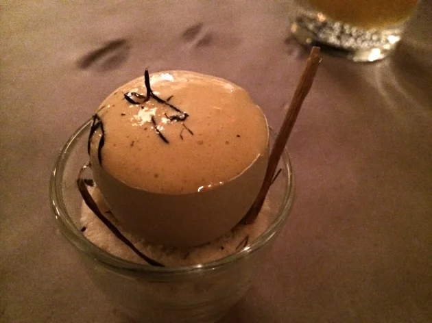 Arpege egg, uni sabayon