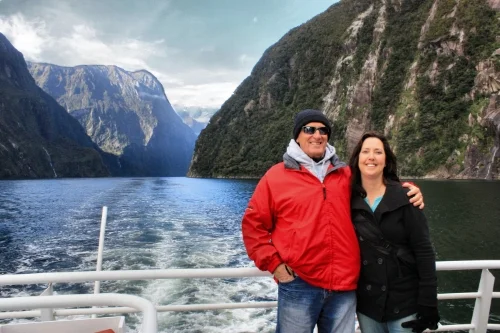 This colorful character from Australia struck up a conversation with me on a boat tour of Milford Sound in New Zealand.