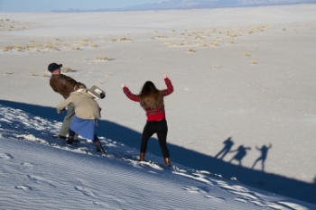 Cave Art at White Sands National Monument