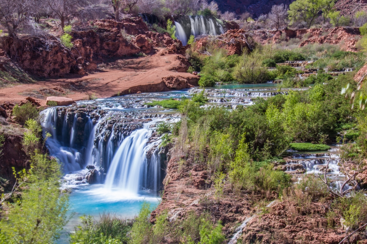 Navajo Falls from the trail