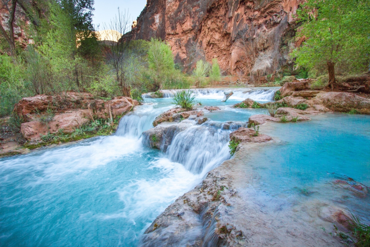 The pools of Havasu Falls.