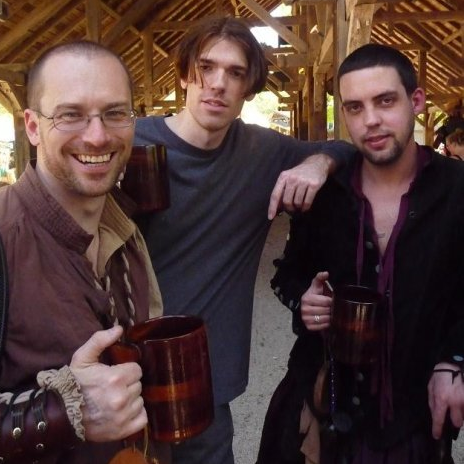 Chris, Hutch, & Glenn at Scarborough Faire