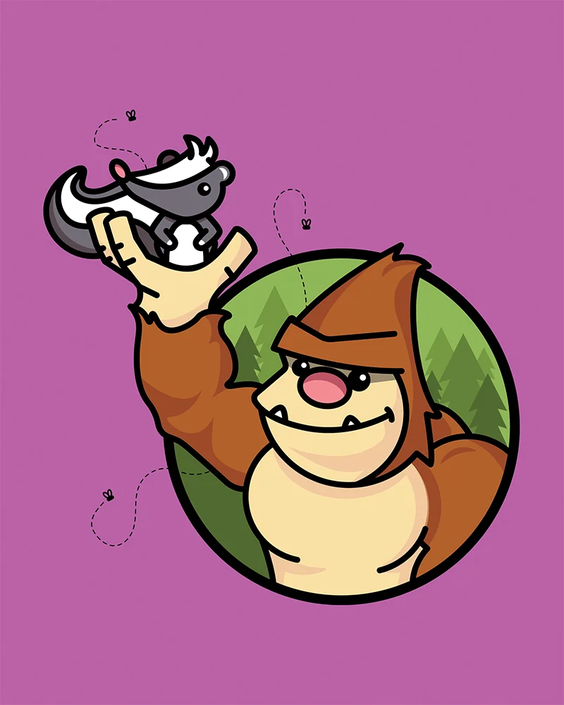A Skunk Ape's Only Friend