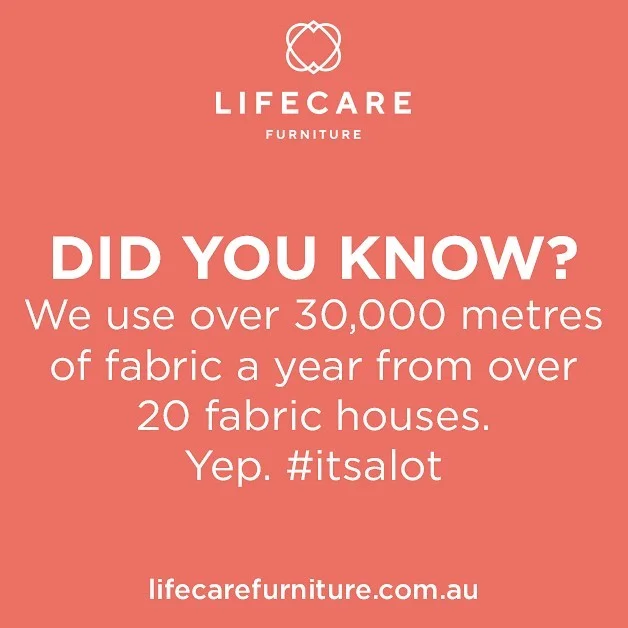We love an interesting fact, and we love fabric! #agedcaredesign #experts #itsalot