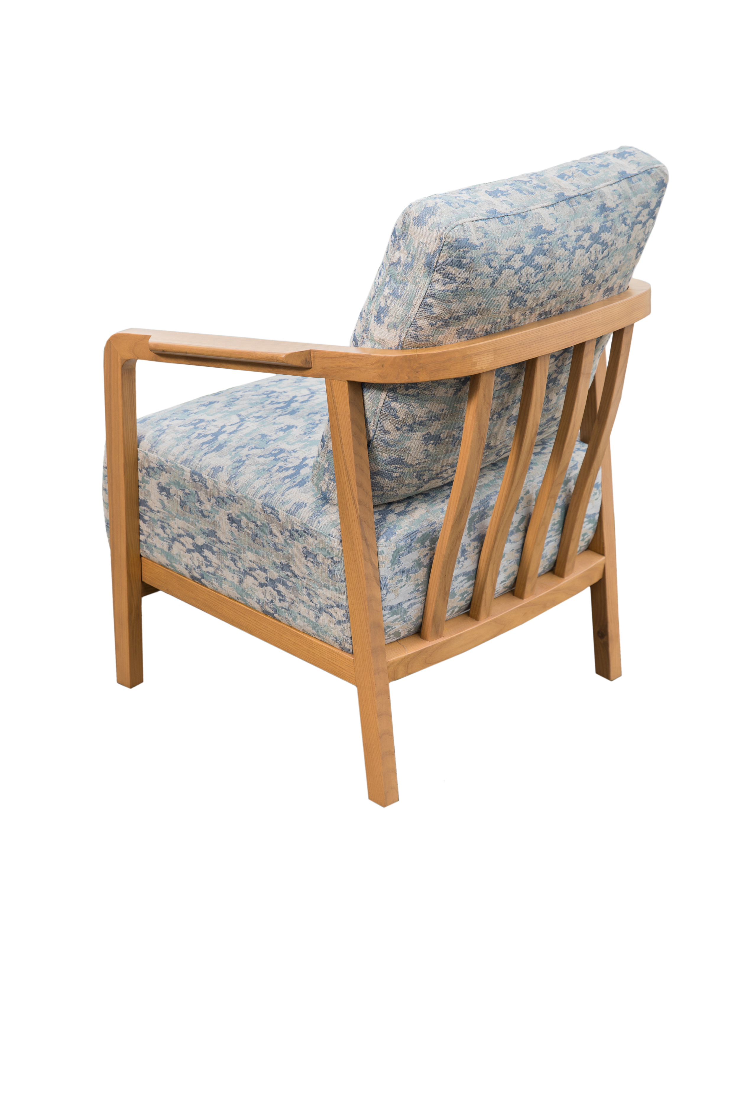 Wooden chair in The Bespoke Collection Escape Saluna Cornflower.png