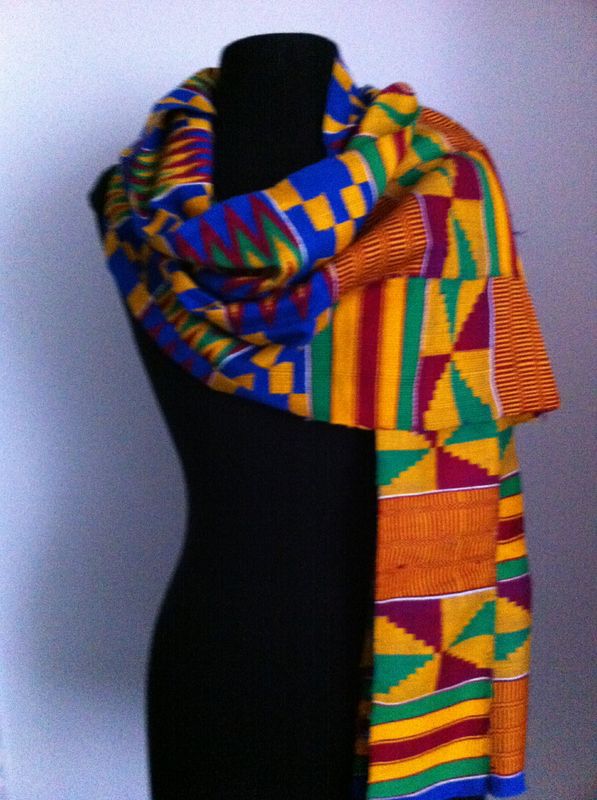 Kente cloth wrap