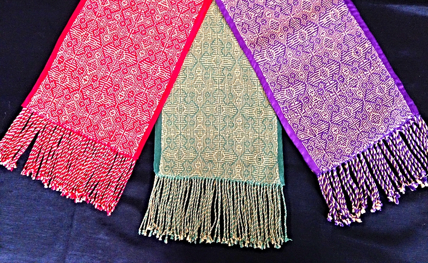 Collection of stoles in Gothic Cross design