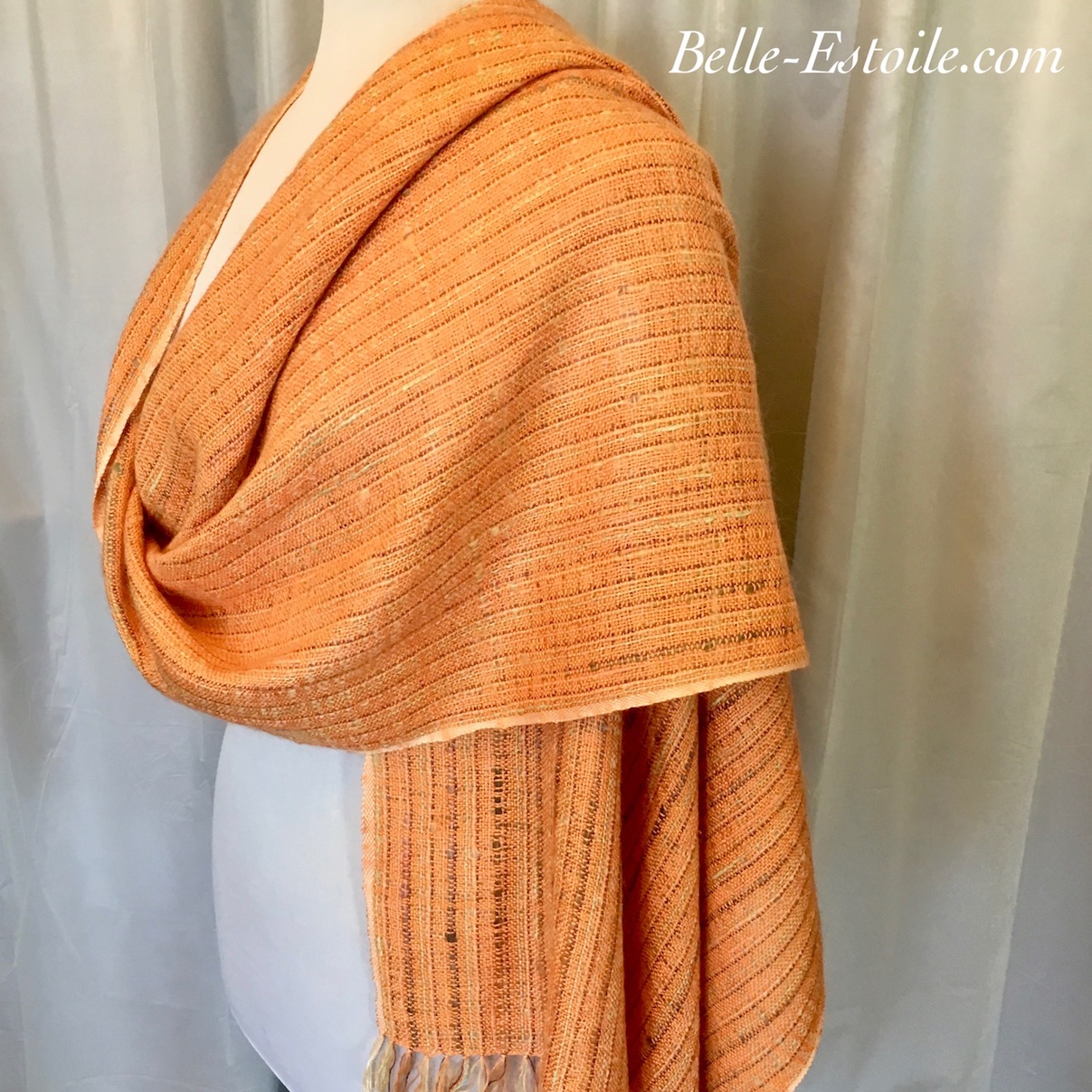 Orange Colored Sky Shawl
