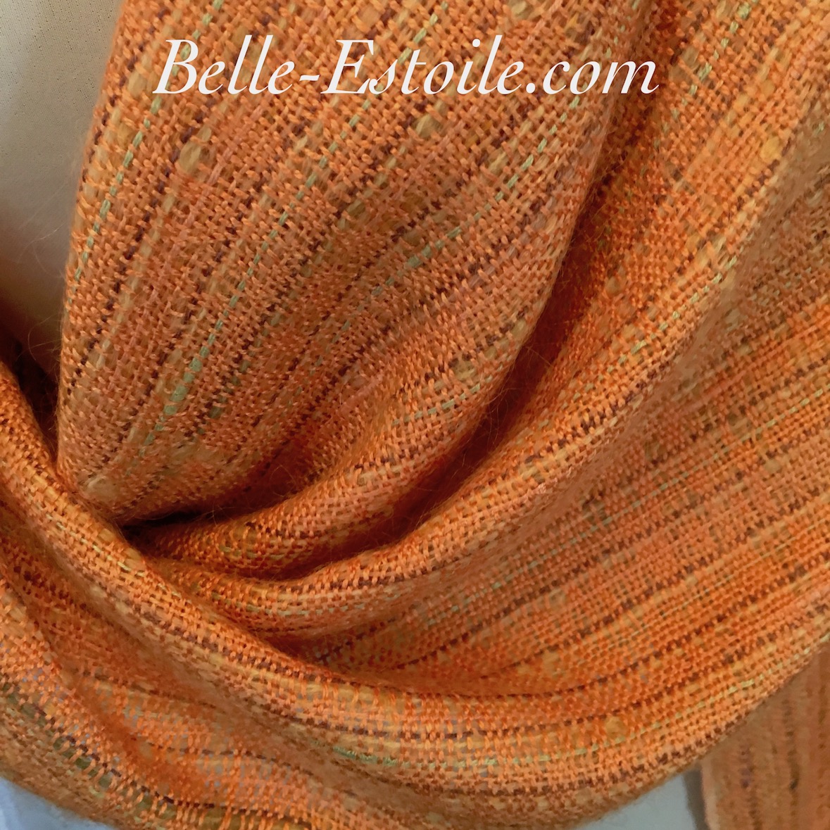 Orange Colored Sky Shawl