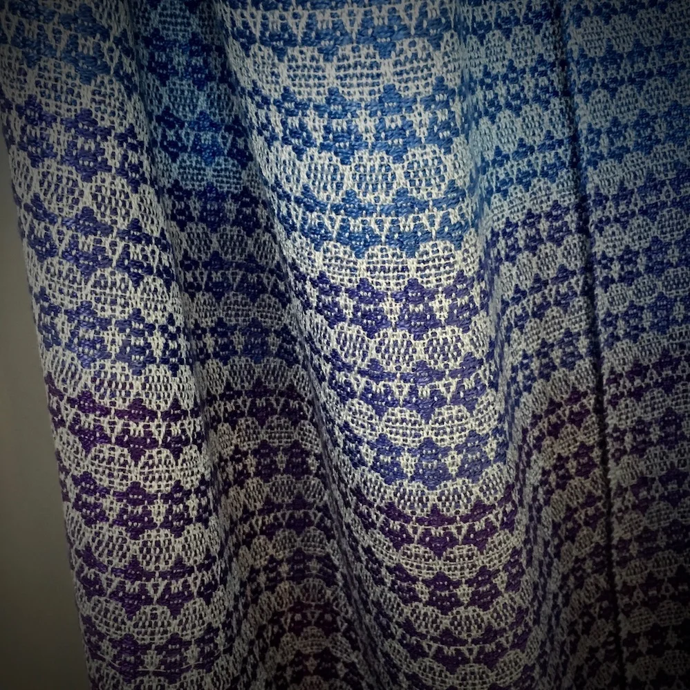 Tallit - Gradient Stripe - Star of David Pattern