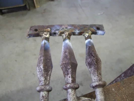 Punten gietijzeren balusters