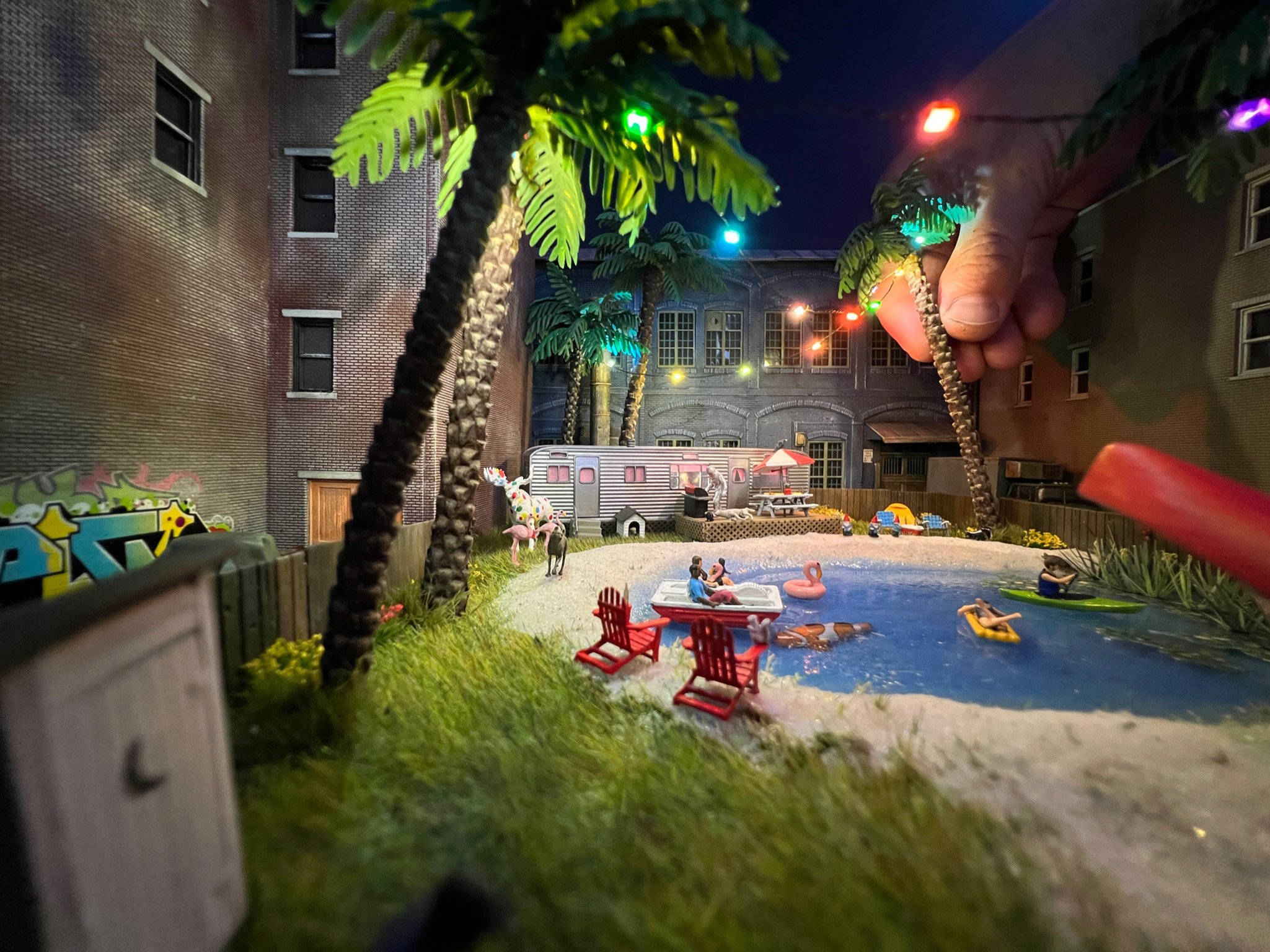 'Urban Oasis' Miniature Diorama