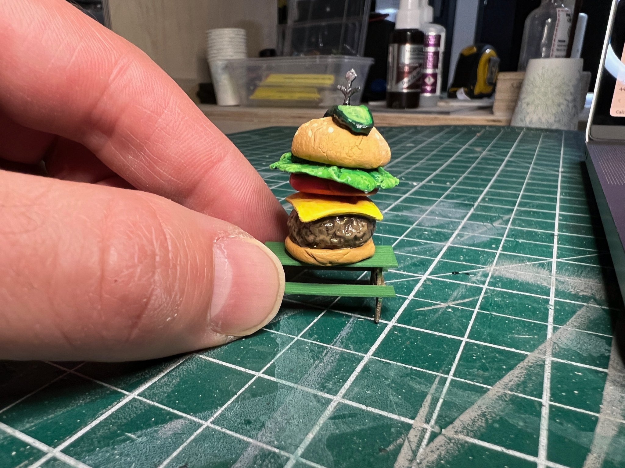Miniature Clay Sculpture for Little Canada