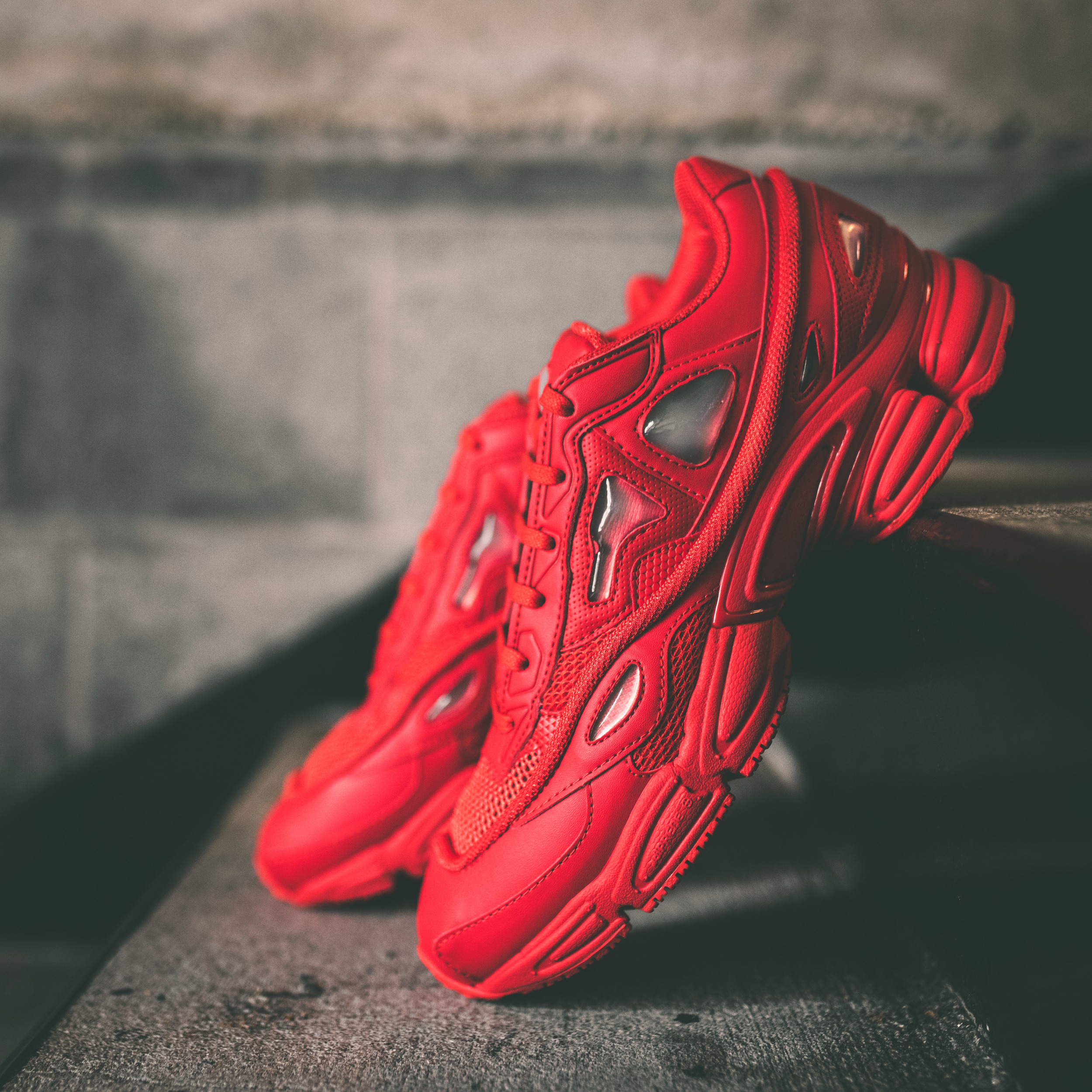 raf simons ozweego red