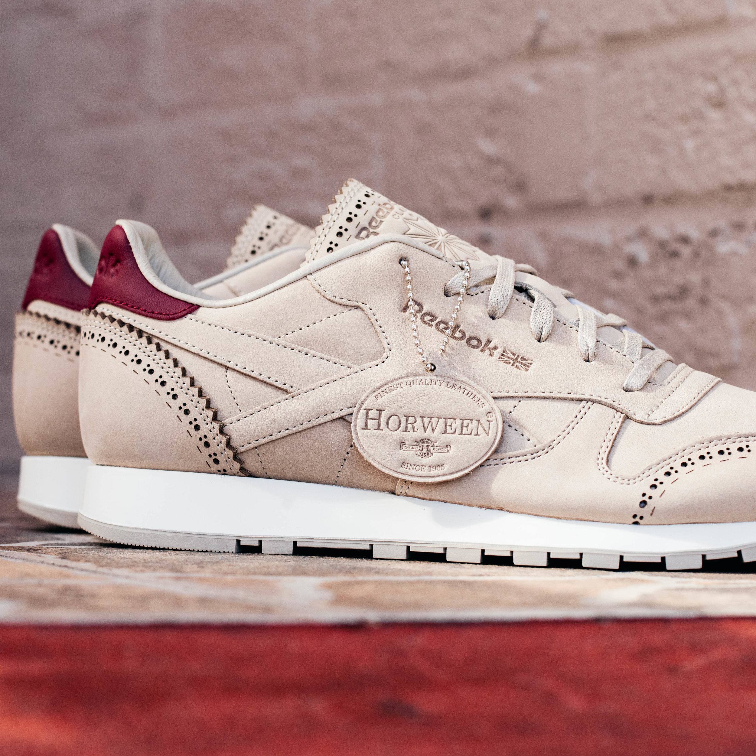 reebok cl leather lux horween