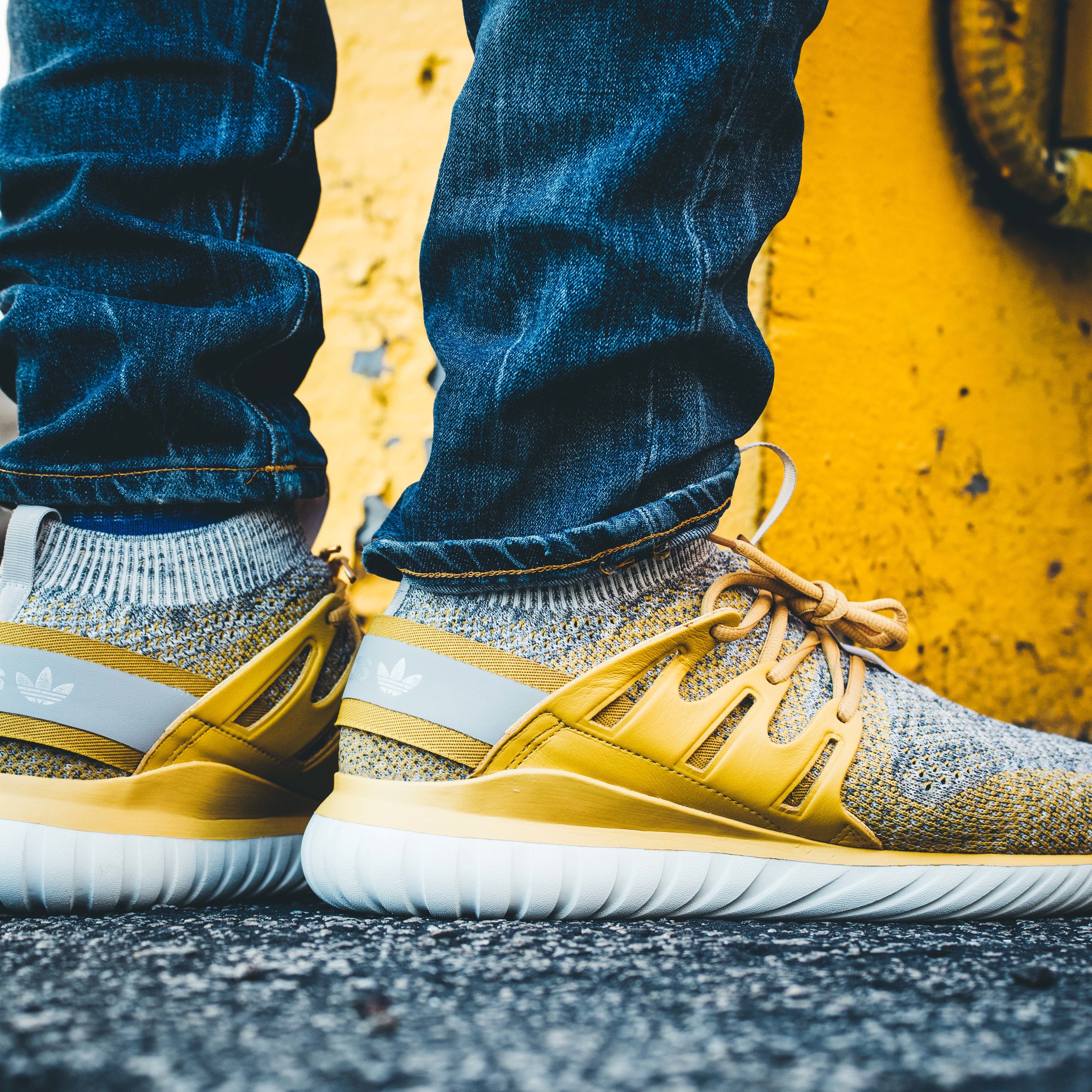 adidas tubular nova primeknit yellow