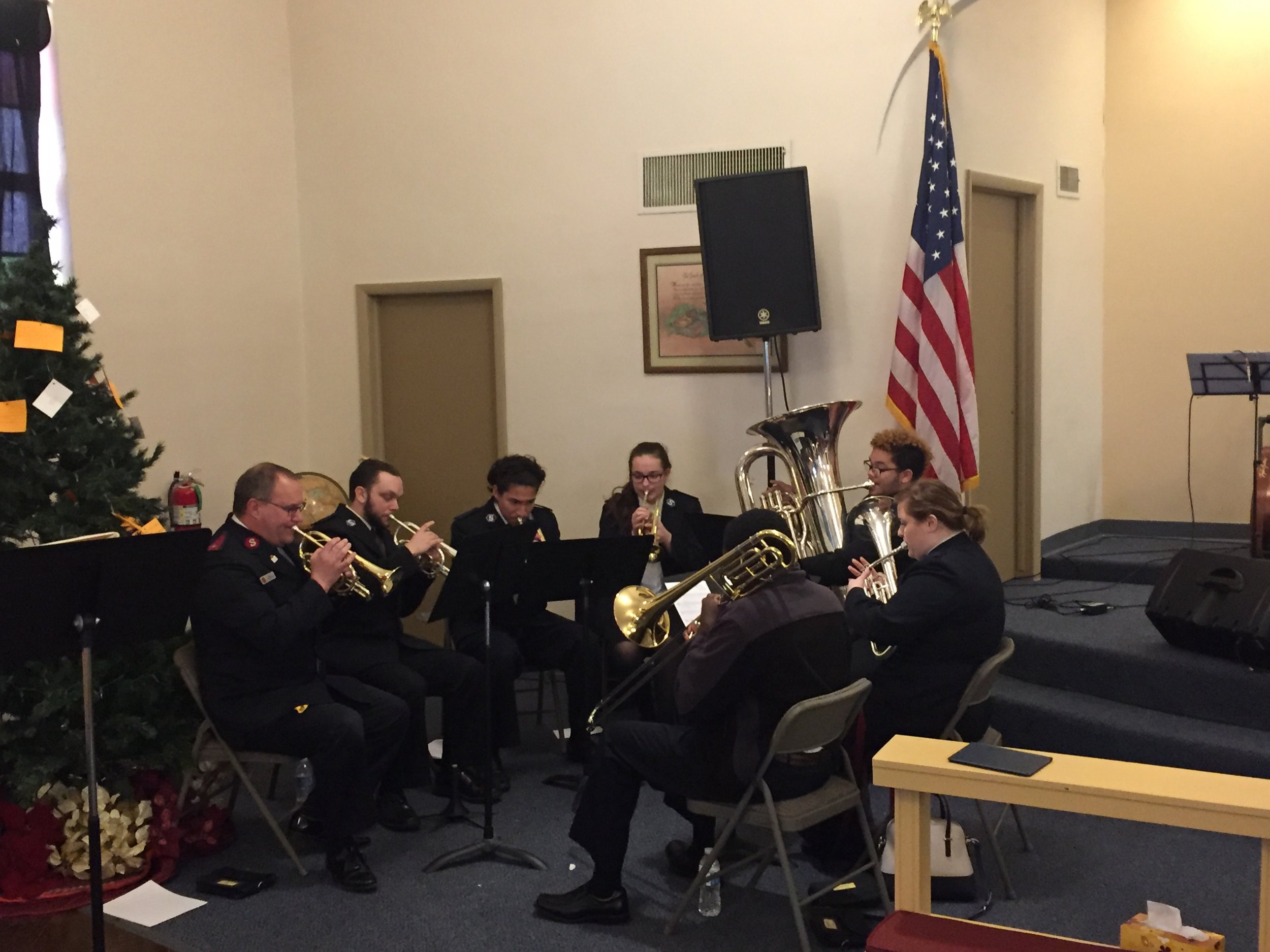 The Divisional Youth Praise Band makes a pretty decent brass band as well!