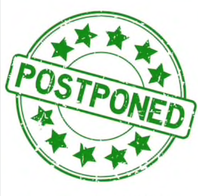 Postponement of Divisional Events