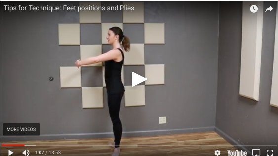 Tips for Technique: Feet positions and plies
