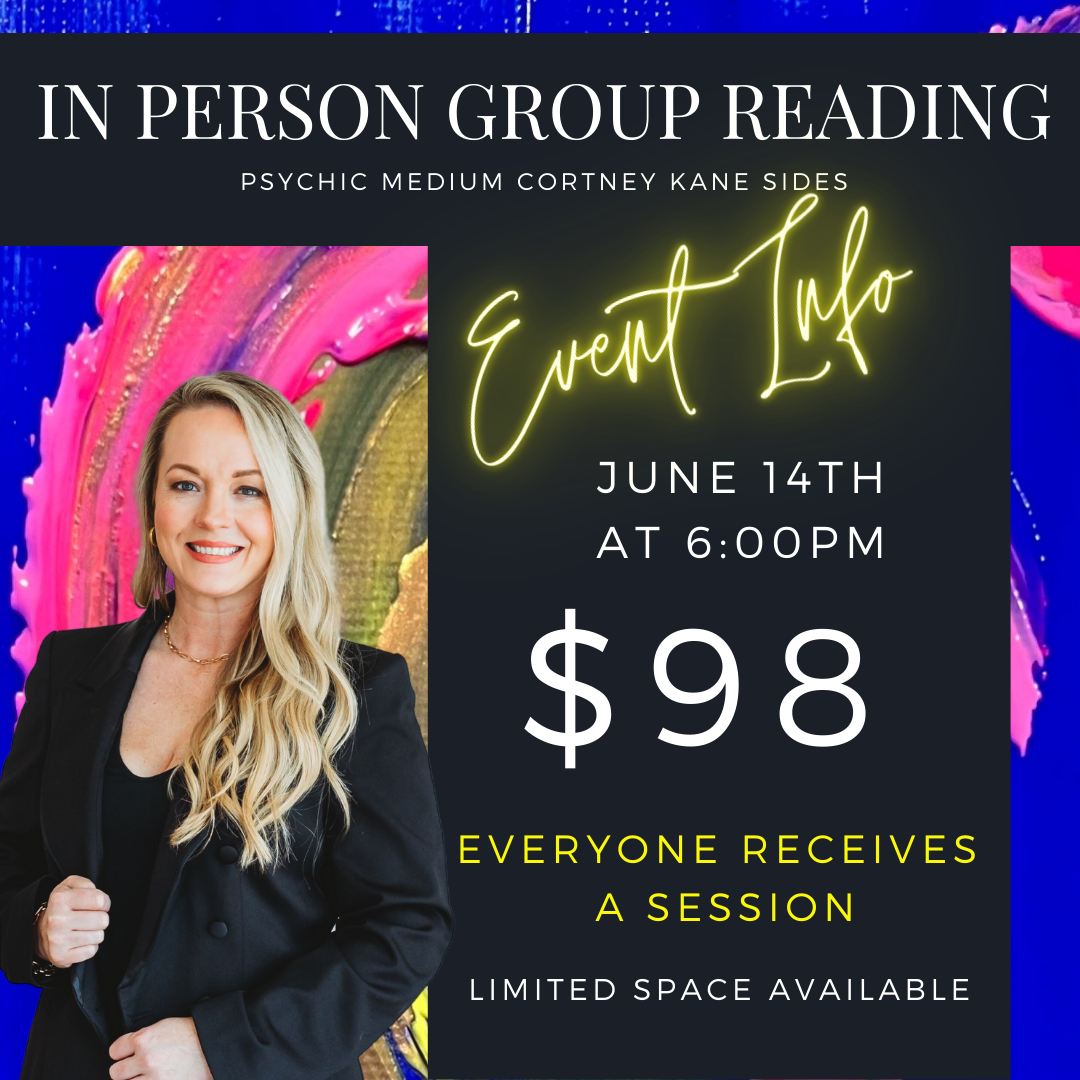 An Evening of Messages with Cortney - In Person