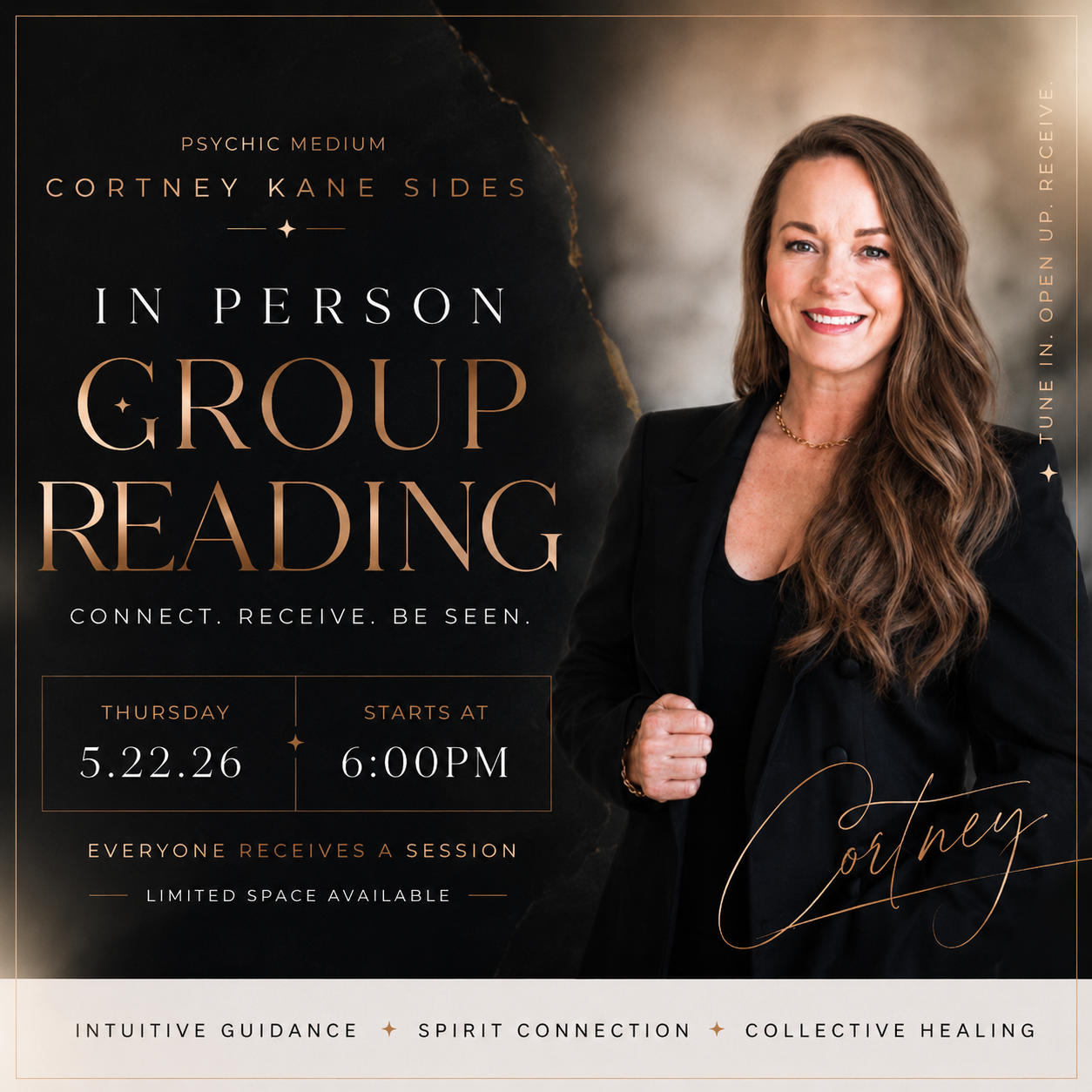 In- Person Group Reading with Cortney