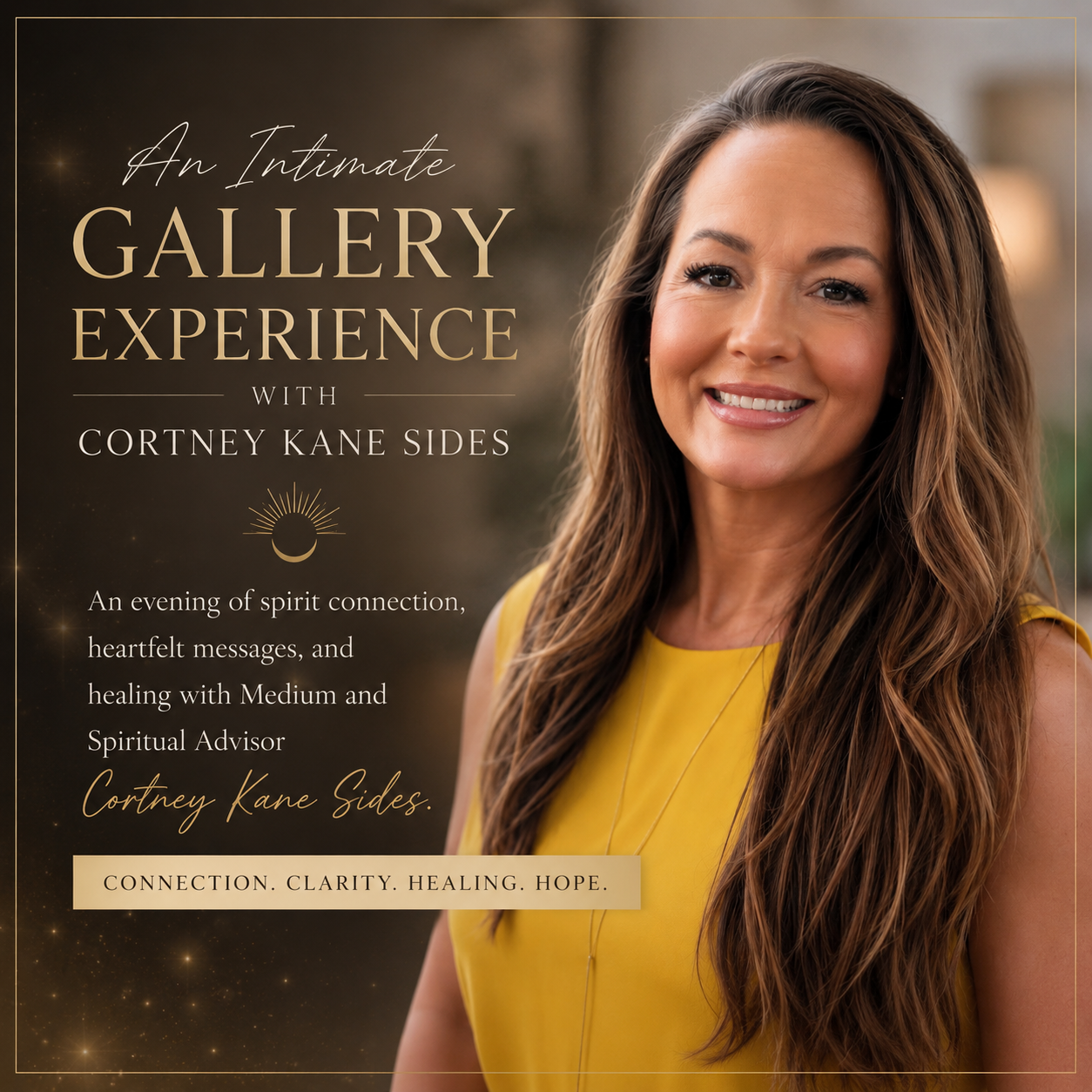 Join Cortney Kane Sides for an intimate gallery experience 