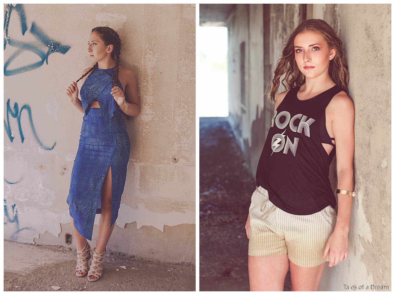 Alyssa and Abby - Jamie's Senior Reps from Lake Central HS - being fierce and rocking their outfits from mink64