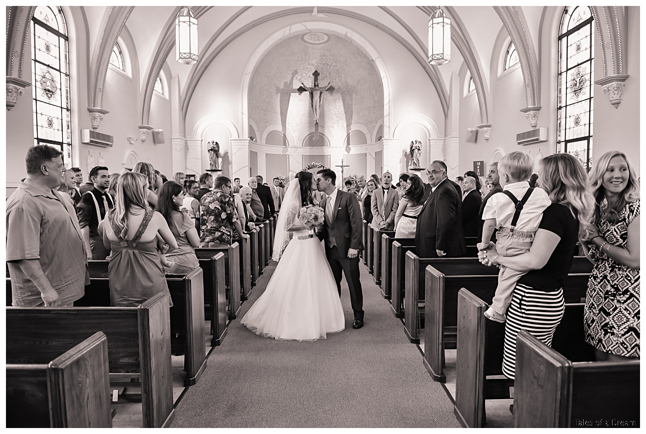 When we moved in together and started looking for a church, we wanted to find a church that suited us and our religious beliefs. After trying out many churches in the area, we ended up becoming members at Holy Name Parish in Cedar Lake, Indiana. We immediately knew this was the church for us and our future family. Everyone, including Father Ed, is so welcoming and joyful. We were extremely happy.