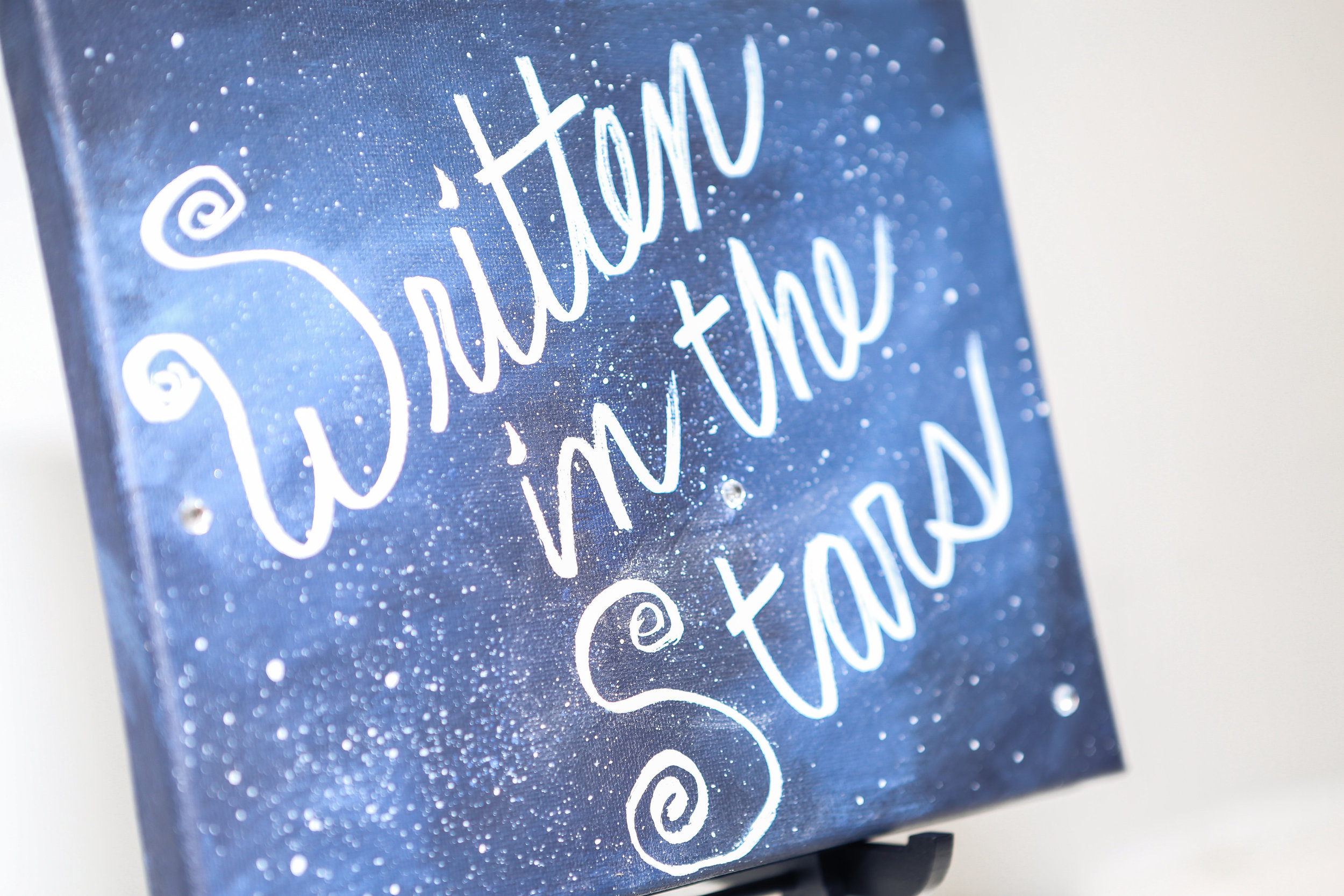 "We love the night sky because one of our most favorite things to do is stargazing. Kyle is lucky enough to always see shooting stars."
